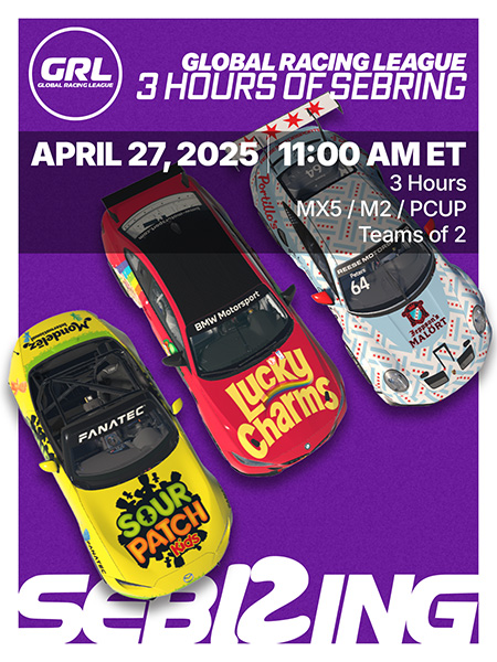 3 Hours of Sebring Poster